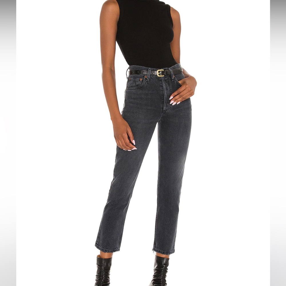 AGOLDE Riley High Rise Straight Crop in Edit. Size 29 - NWT